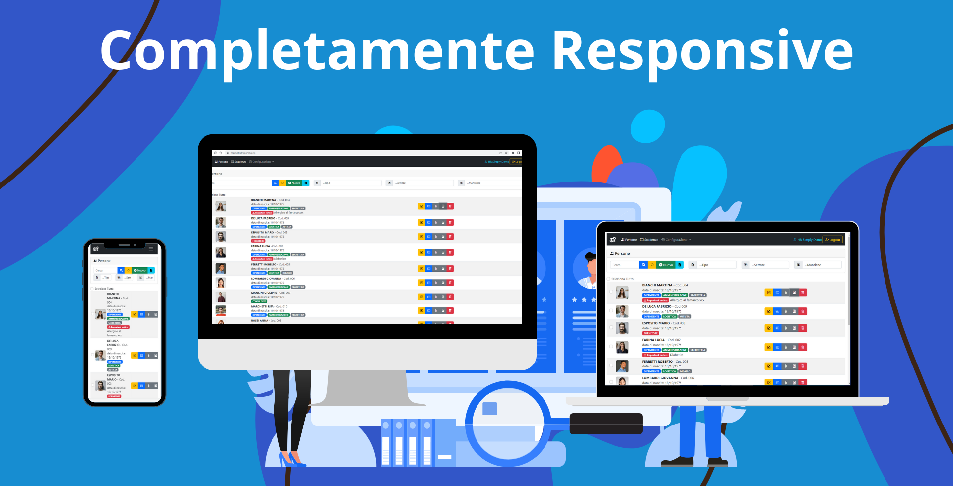 Software completamente responsive